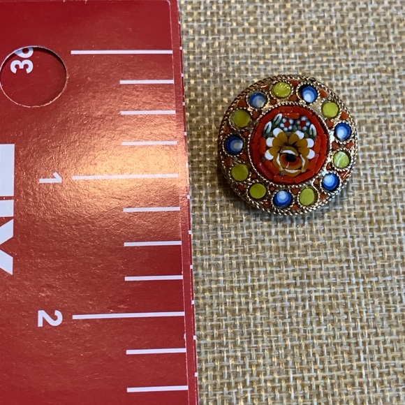 Antique micro mosaic brooch in excellent condition for age. - Picture 4 of 4